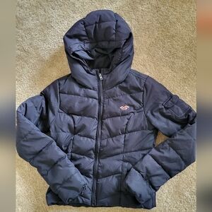 Hollister Black Puffer Jacket